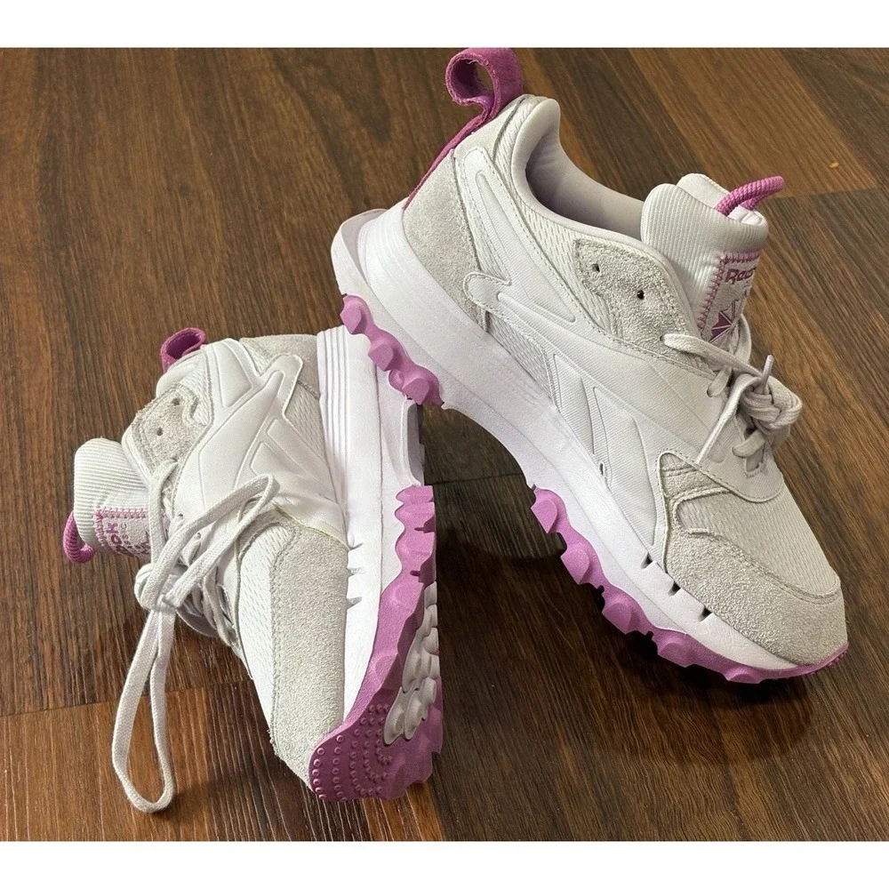 Reebok Cardi B Women's Size 7.5 Shoes Sneakers Classic Leather Ultraberry HQ6024
